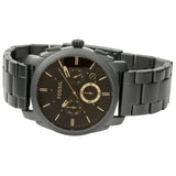 Buy Shop Fossil Machine Chronograph Black Dial Black Steel Strap Watch for Men - FS4682 USA Online