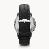 Buy Shop Fossil Grant Chronograph Black Dial Black Leather Strap Watch for Men - FS4812 USA Online