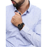 Buy Shop Fossil Neutra Chronograph Black Dial Black Leather Strap Watch for Men - FS5503 USA Online