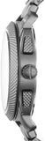 Buy Shop Fossil Machine Chronograph Grey Dial Grey Steel Strap Watch for Men - FS5172 USA Online