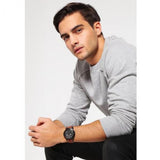 Buy Shop Fossil Grant Chronograph Black Dial Brown Leather Strap Watch for Men - FS5241 USA Online