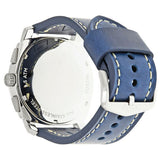 Buy Shop Fossil Machine Chronograph Blue Dial Blue Leather Strap Watch for Men - FS5262 USA Online