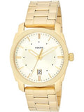 Buy Shop Fossil Machine Gold Dial Gold Steel Strap Watch for Men - FS5264 USA Online
