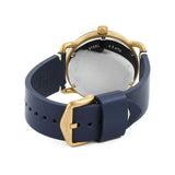 Buy Shop Fossil The Commuter Blue Dial Blue Leather Strap Watch for Men - FS5274 USA Online