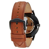 Buy Shop Fossil The Minimalist Black Dial Brown Leather Strap Watch for Men - FS5305 USA Online