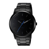 Buy Shop Fossil The Minimalist Black Dial Black Steel Strap Watch for Men - FS5308 USA Online