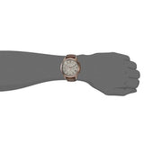 Buy Shop Fossil Grant Chronograph White Dial Brown Leather Strap Watch for Men - FS5344 USA Online