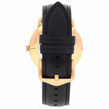 Buy Shop Fossil The Minimalist Black Dial Black Leather Strap Watch for Men - FS5376 USA Online