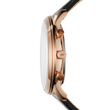 Buy Shop Fossil Neutra Automatic Skeleton Black Dial Brown Leather Strap Watch for Men - ME3195 USA Online