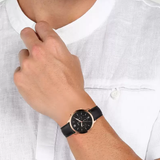 Buy Shop Fossil Neutra Chronograph Black Dial Black Leather Strap Watch for Men - FS5381 USA Online