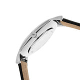 Buy Shop Fossil The Minimalist Three Hand Black Dial Black Leather Strap Watch for Men - FS5398 USA Online