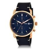 Buy Shop Fossil The Commuter Blue Dial Blue Leather Strap Watch for Men - FS5404 USA Online