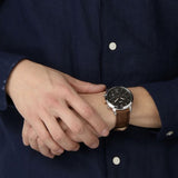Buy Shop Fossil Neutra Chronograph Black Dial Brown Leather Strap Watch for Men - FS5408 USA Online