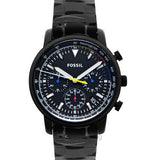 Buy Shop Fossil Goodwin Chronograph Black Dial Black Steel Strap Watch for Men - FS5413 USA Online