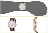 Buy Shop Fossil Goodwin Chronograph White Dial Brown Leather Strap Watch for Men - FS5415 USA Online