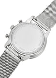 Buy Shop Fossil Neutra Chronograph White Dial Silver Mesh Bracelet Watch for Men - FS5382 USA Online