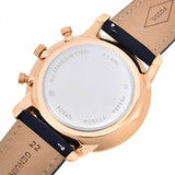 Buy Shop Fossil Neutra Chronograph Blue Dial Blue Leather Strap Watch for Men - FS5454 USA Online