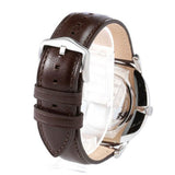 Buy Shop Fossil The Minimalist 3H Black Dial Brown Leather Strap Watch for Men - FS5464 USA Online