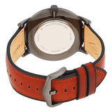 Buy Shop Fossil The Minimalist 3H Grey Dial Brown Leather Strap Watch for Men - FS5479 USA Online