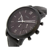 Buy Shop Fossil Neutra Chronograph Black Dial Black Leather Strap Watch for Men - FS5503 USA Online