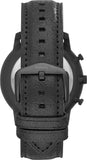 Buy Shop Fossil Neutra Chronograph Black Dial Black Leather Strap Watch for Men - FS5503 USA Online