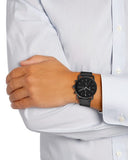 Buy Shop Fossil Commuter Black Dial Black Leather Strap Watch for for Men - FS5504 USA Online