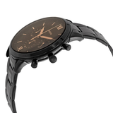 Buy Shop Fossil Neutra Chronograph Black Dial Black Steel Strap Watch for Men - FS5525 USA Online
