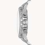 Buy Shop Fossil Bowman Chronograph Blue Dial Silver Steel Strap Watch for Men - FS5604 USA Online