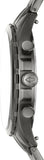 Buy Shop Fossil Forrester Chronograph Black Dial Grey Steel Strap Watch for Men - FS5606 USA Online