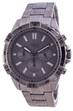 Buy Shop Fossil Garrett Chronograph Grey Dial Grey Steel Strap Watch for Men - FS5621 USA Online