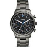 Buy Shop Fossil Goodwin Chrono Analog Black Dial Grey Steel Strap Watch for Men - FS5518 USA Online
