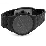Buy Shop Fossil Forrester Chronograph Black Dial Black Steel Strap Watch for Men - FS5697 USA Online
