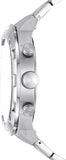 Buy Shop Fossil Bronson Chronograph Black Dial Silver Steel Strap Watch for Men - FS5710 USA Online