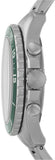 Buy Shop Fossil FB-03 Chronograph Green Dial Silver Steel Strap Watch for Men - FS5726 USA Online