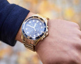 Buy Shop Fossil FB-03 Chronograph Black Dial Gold Steel Strap Watch for Men - FS5727 USA Online