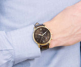 Buy Shop Fossil Neutra Chronograph Brown Dial Brown Leather Strap Watch for Men - FS5763 USA Online