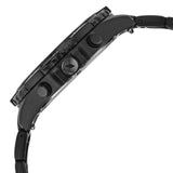 Buy Shop Fossil Garrett Chronograph Black Dial Black Steel Strap Watch for Men - FS5773 USA Online
