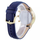 Buy Shop Fossil Neutra Chronograph Blue Dial Blue Leather Strap Watch for Men - FS5790 USA Online
