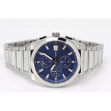 Buy Shop Fossil Everett Chronograph Blue Dial Silver Steel Strap Watch for Men - FS5795 USA Online