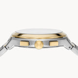 Buy Shop Fossil Everett Chronograph Gold Dial Two Tone Steel Strap Watch for Men - FS5796 USA Online