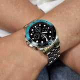 Buy Shop Fossil FB-01 Chronograph Black Dial Silver Steel Strap Watch for Men - FS5827 USA Online