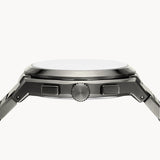 Buy Shop Fossil Everett Chronograph Grey Dial Grey Steel Strap Watch for Men - FS5830 USA Online