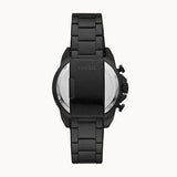 Buy Shop Fossil Bronson Chronograph Black Dial Black Steel Strap Watch for Men - FS5851 USA Online