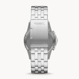 Buy Shop Fossil FB-01 Chronograph Black Dial Silver Steel Strap Watch for Men - FS5864 USA Online