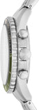 Buy Shop Fossil FB-01 Chronograph Black Dial Silver Steel Strap Watch for Men - FS5864 USA Online