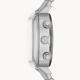Buy Shop Fossil Retro Analog-Digital Black Dial Silver Steel Strap Watch for Men - FS5890 USA Online
