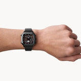 Buy Shop Fossil Retro Analog-Digital Black Dial Black Steel Strap Watch for Men - FS5891 USA Online