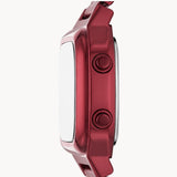 Buy Shop Fossil Retro Analog-Digital Black Dial Red Steel Strap Watch for Men - FS5897 USA Online