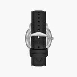 Buy Shop Fossil Neutra Minimalist Moonphase Black Dial Black Leather Strap Watch for Men - FS5904 USA Online
