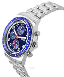 Buy Shop Fossil Sport Tourer Chronograph Blue Dial Silver Steel Strap Watch for Men - FS6047 USA Online